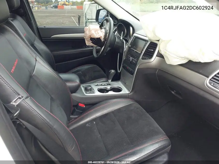 2013 JEEP GRAND CHEROKEE VIN 1C4RJFAG2DC602924 — фото 5