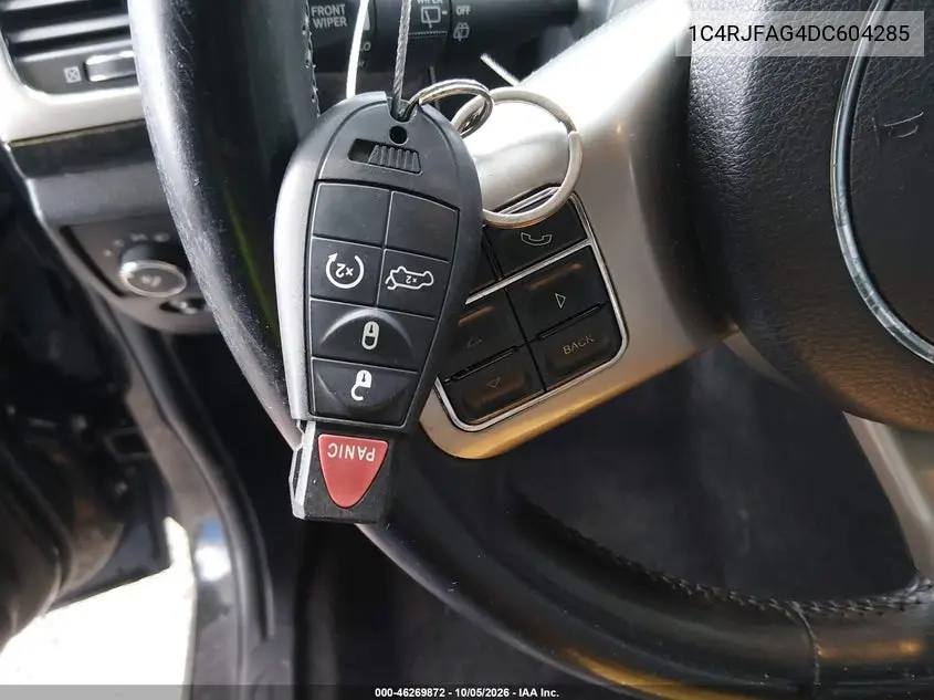 2013 JEEP GRAND CHEROKEE VIN 1C4RJFAG4DC604285 — фото 11