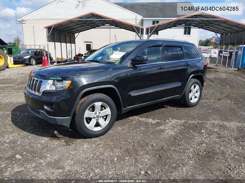2013 JEEP GRAND CHEROKEE VIN 1C4RJFAG4DC604285 — фото 2