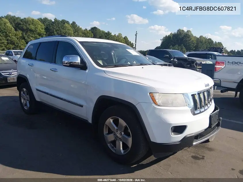JEEP GRAND CHEROKEE 2013, VIN 1C4RJFBG8DC607821