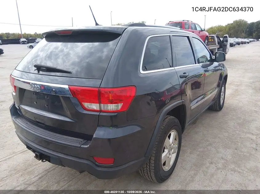 2013 JEEP GRAND CHEROKEE VIN 1C4RJFAG2DC634370 — фото 4