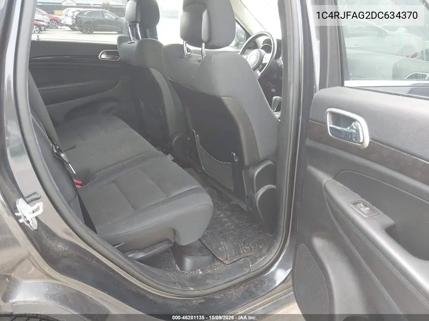 2013 JEEP GRAND CHEROKEE VIN 1C4RJFAG2DC634370 — фото 8