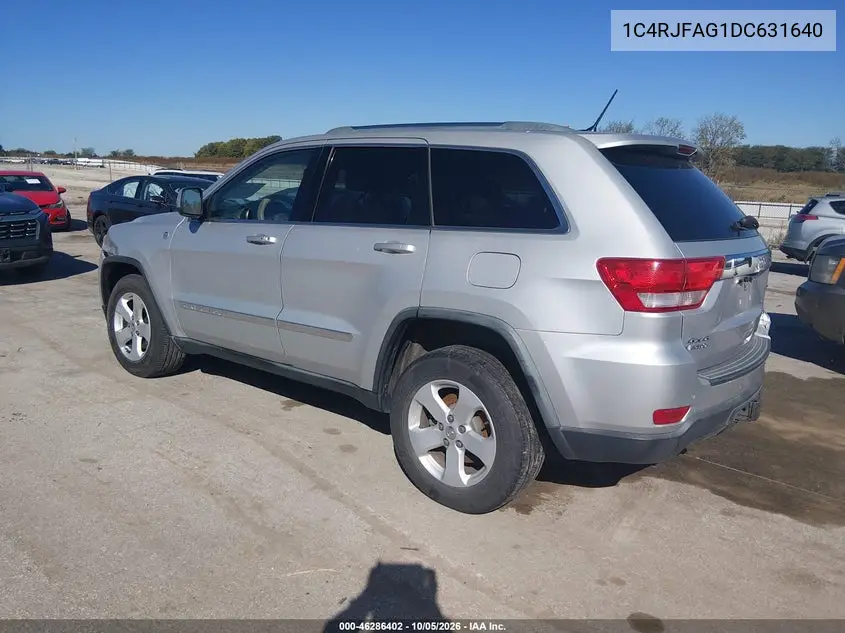 2013 JEEP GRAND CHEROKEE VIN 1C4RJFAG1DC631640 — фото 3
