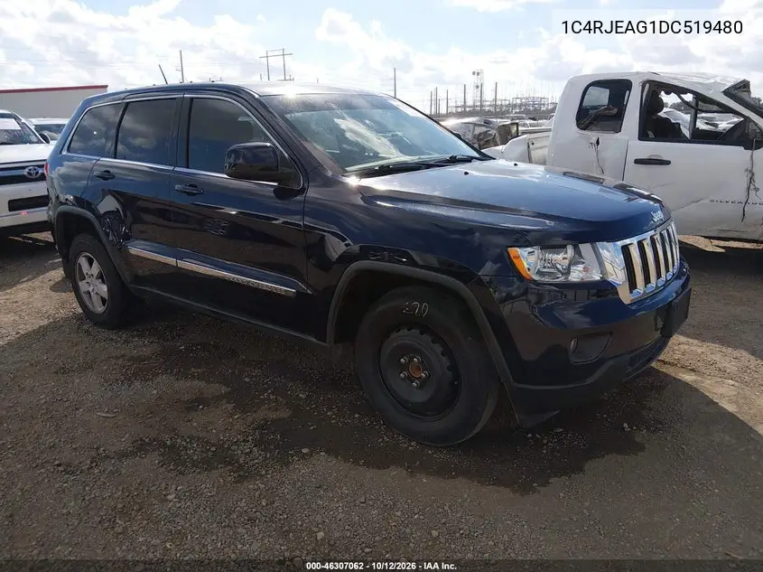 JEEP GRAND CHEROKEE 2013, VIN 1C4RJEAG1DC519480