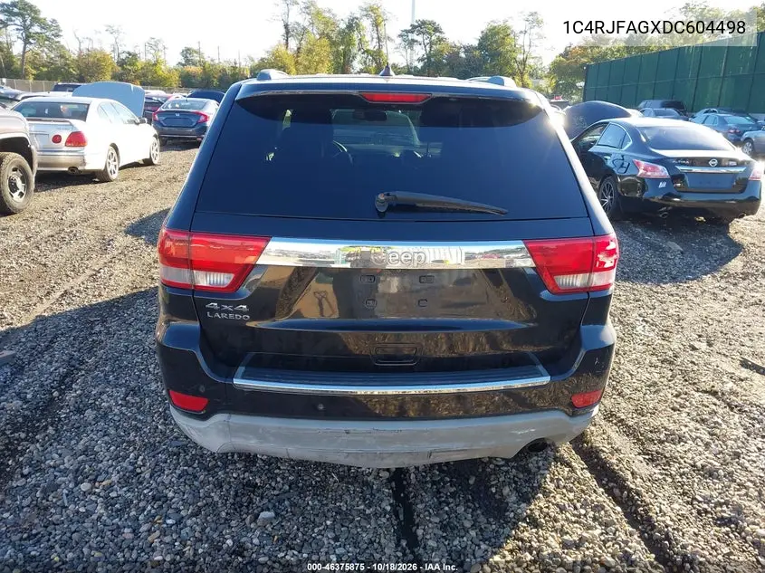 2013 JEEP GRAND CHEROKEE VIN 1C4RJFAGXDC604498 — фото 16