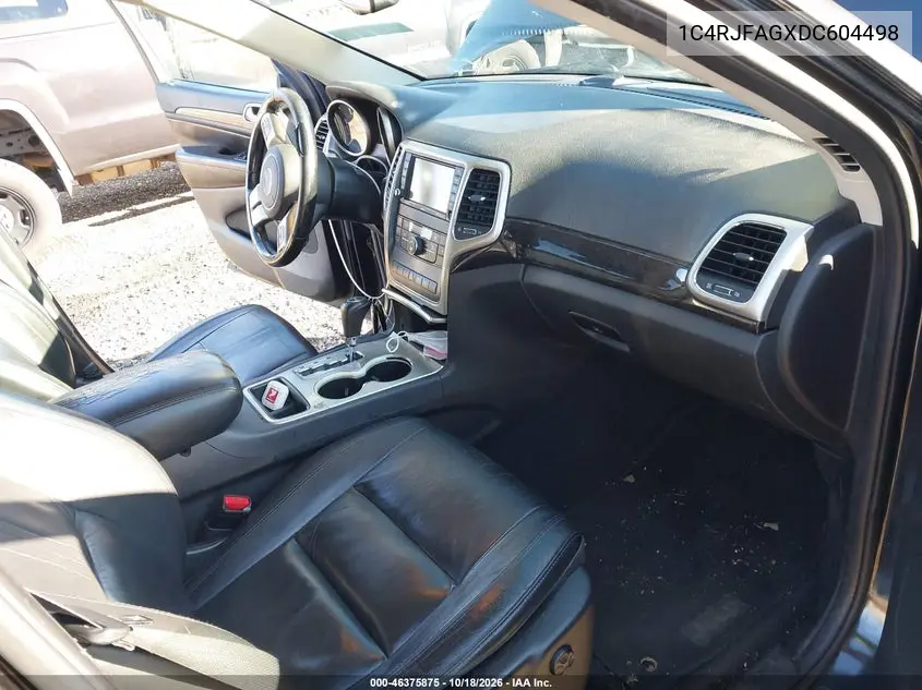 2013 JEEP GRAND CHEROKEE VIN 1C4RJFAGXDC604498 — фото 5