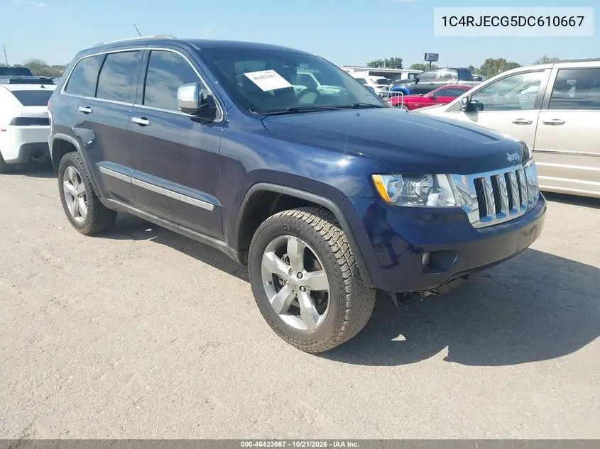 JEEP GRAND CHEROKEE 2013, VIN 1C4RJECG5DC610667