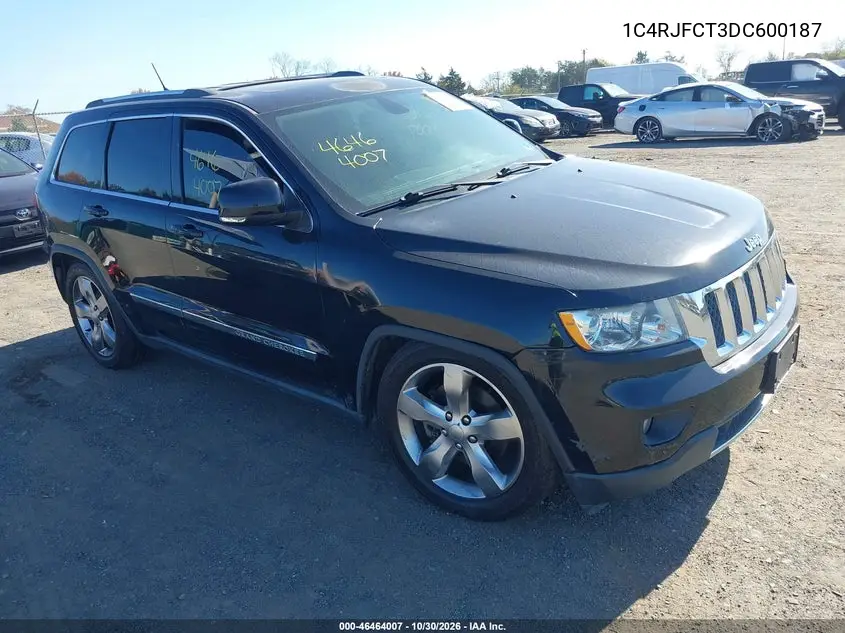 JEEP GRAND CHEROKEE 2013, VIN 1C4RJFCT3DC600187