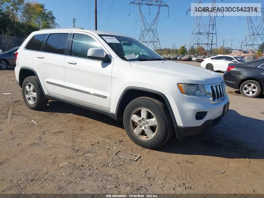 JEEP GRAND CHEROKEE 2013, VIN 1C4RJFAG3DC542314