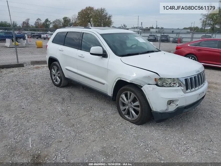JEEP GRAND CHEROKEE 2013, VIN 1C4RJFAG8DC561179
