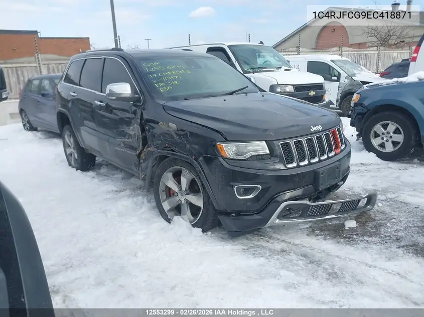 JEEP GRAND CHEROKEE 2014, VIN 1C4RJFCG9EC418871