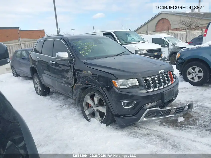 2014 JEEP GRAND CHEROKEE VIN 1C4RJFCG9EC418871 — фото 13
