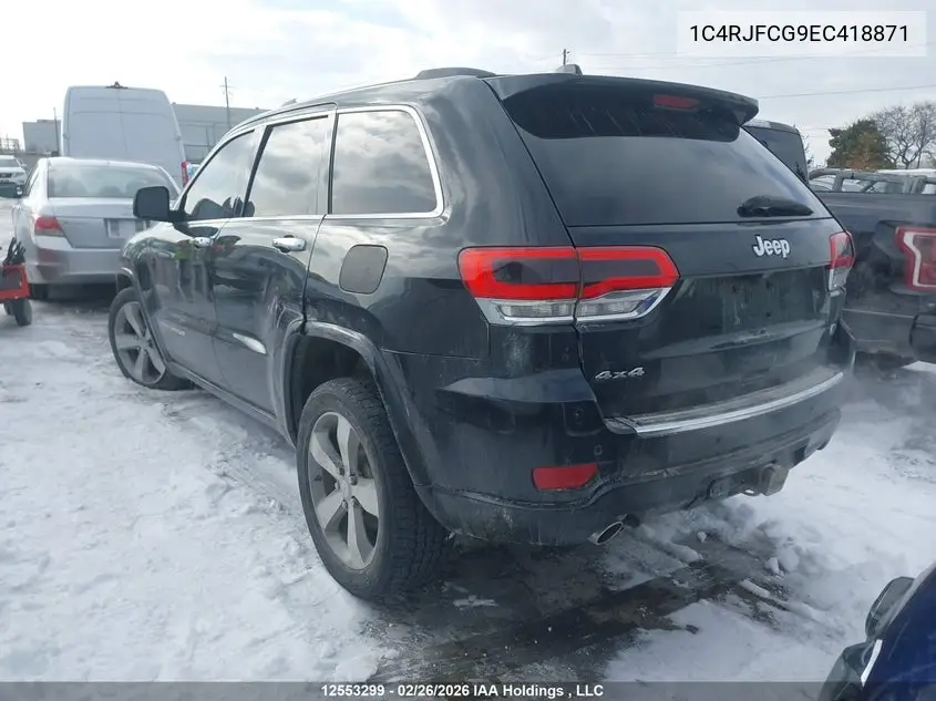 2014 JEEP GRAND CHEROKEE VIN 1C4RJFCG9EC418871 — фото 3