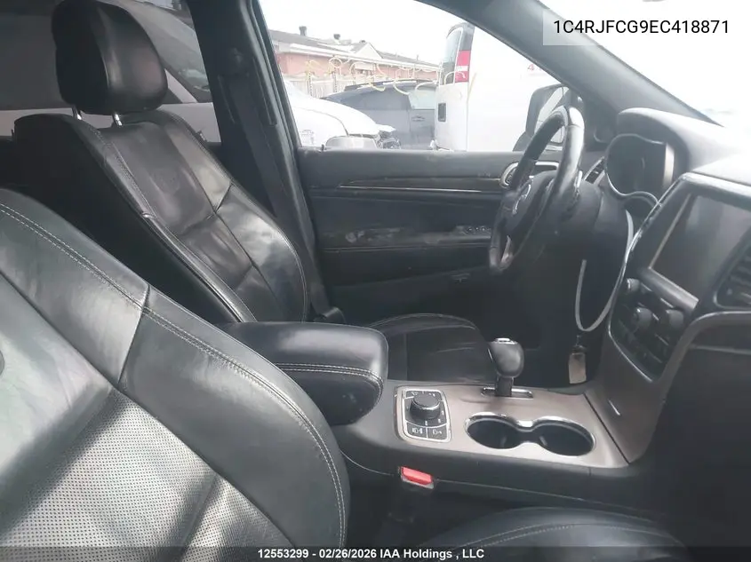 2014 JEEP GRAND CHEROKEE VIN 1C4RJFCG9EC418871 — фото 5