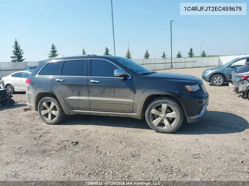 2014 JEEP GRAND CHEROKEE VIN 1C4RJFJT2EC459679 — фото 12