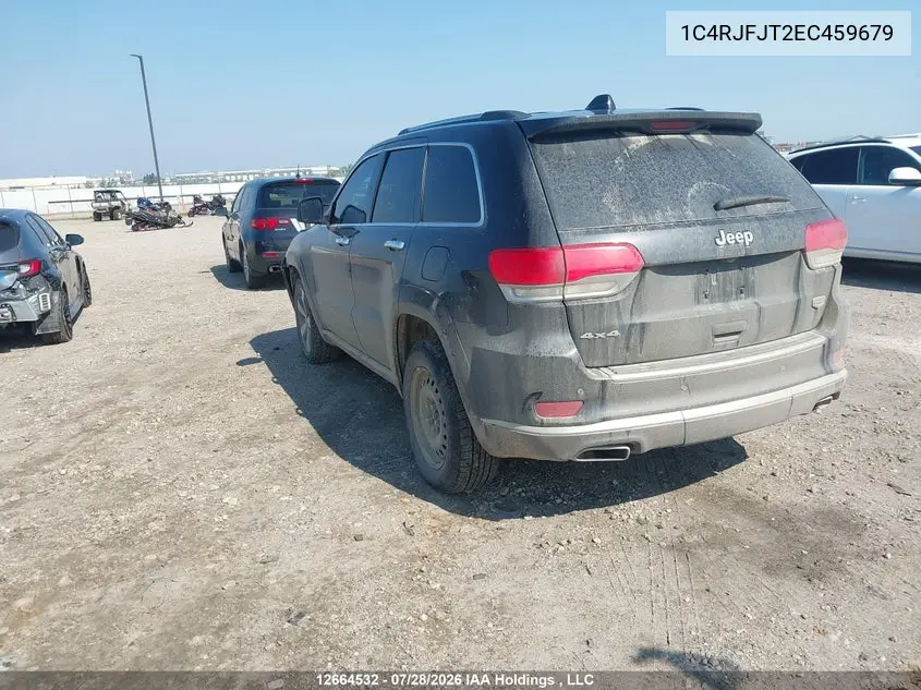 2014 JEEP GRAND CHEROKEE VIN 1C4RJFJT2EC459679 — фото 3
