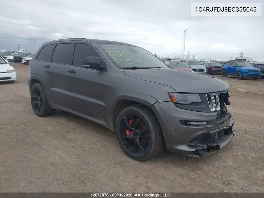 JEEP GRAND CHEROKEE 2014, VIN 1C4RJFDJ8EC355045