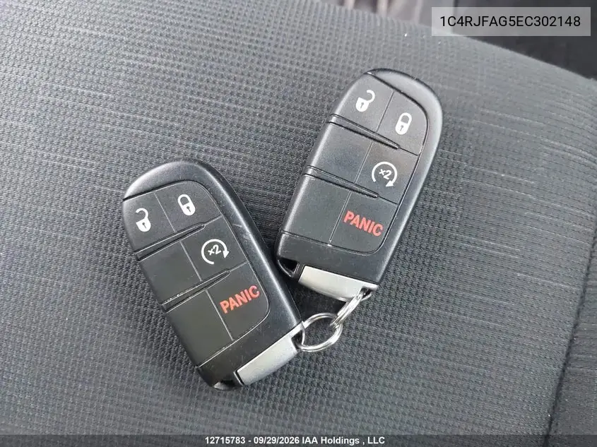 2014 JEEP GRAND CHEROKEE VIN 1C4RJFAG5EC302148 — фото 11