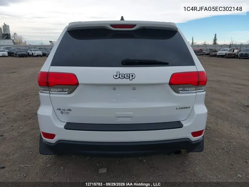 2014 JEEP GRAND CHEROKEE VIN 1C4RJFAG5EC302148 — фото 16