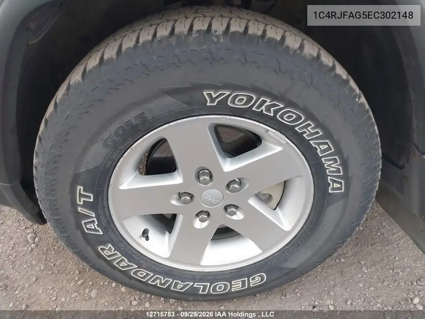 2014 JEEP GRAND CHEROKEE VIN 1C4RJFAG5EC302148 — фото 21