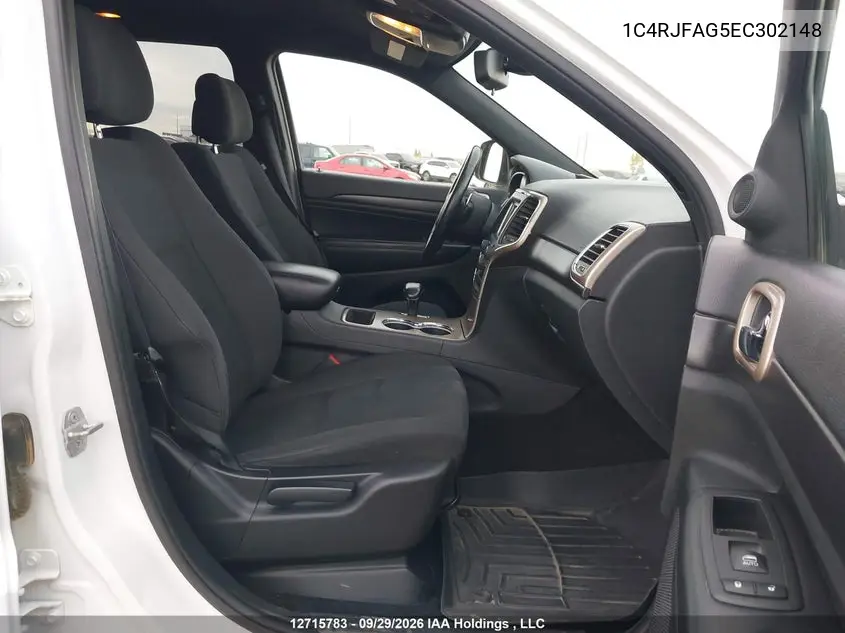 2014 JEEP GRAND CHEROKEE VIN 1C4RJFAG5EC302148 — фото 5