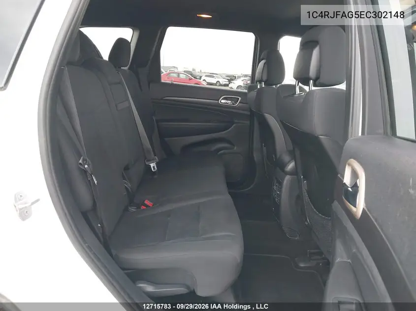 2014 JEEP GRAND CHEROKEE VIN 1C4RJFAG5EC302148 — фото 8