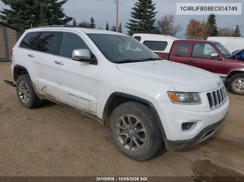 JEEP GRAND CHEROKEE 2014, VIN 1C4RJFBG8EC514749