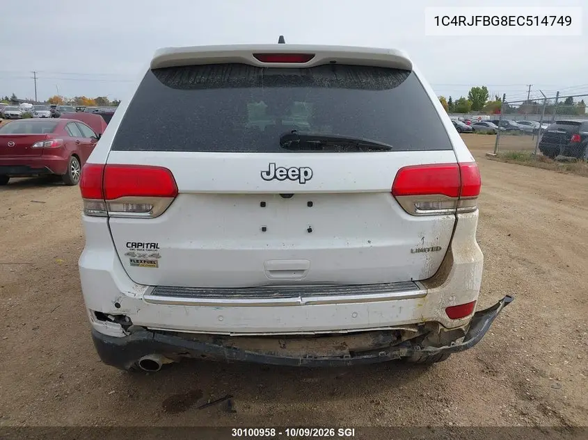 2014 JEEP GRAND CHEROKEE VIN 1C4RJFBG8EC514749 — фото 16
