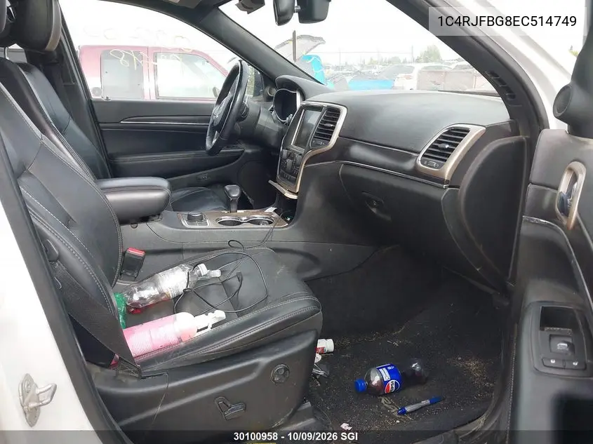 2014 JEEP GRAND CHEROKEE VIN 1C4RJFBG8EC514749 — фото 5