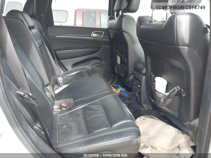 2014 JEEP GRAND CHEROKEE VIN 1C4RJFBG8EC514749 — фото 8