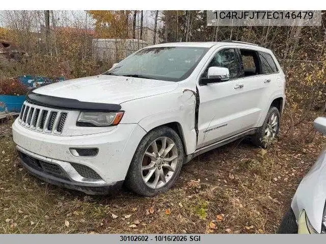 2014 JEEP GRAND CHEROKEE VIN 1C4RJFJT7EC146479 — фото 2