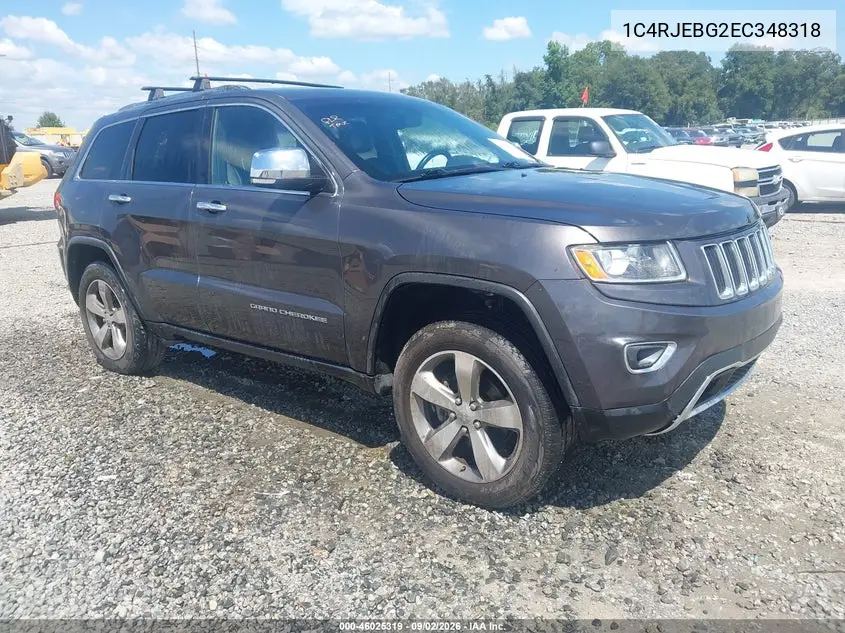 JEEP GRAND CHEROKEE 2014, VIN 1C4RJEBG2EC348318