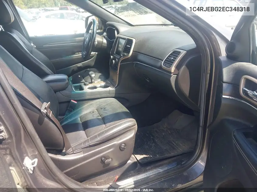 2014 JEEP GRAND CHEROKEE VIN 1C4RJEBG2EC348318 — фото 5