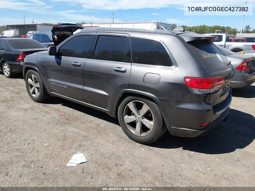 2014 JEEP GRAND CHEROKEE VIN 1C4RJFCG6EC427382 — фото 3