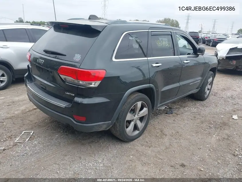2014 JEEP GRAND CHEROKEE VIN 1C4RJEBG6EC499386 — фото 4
