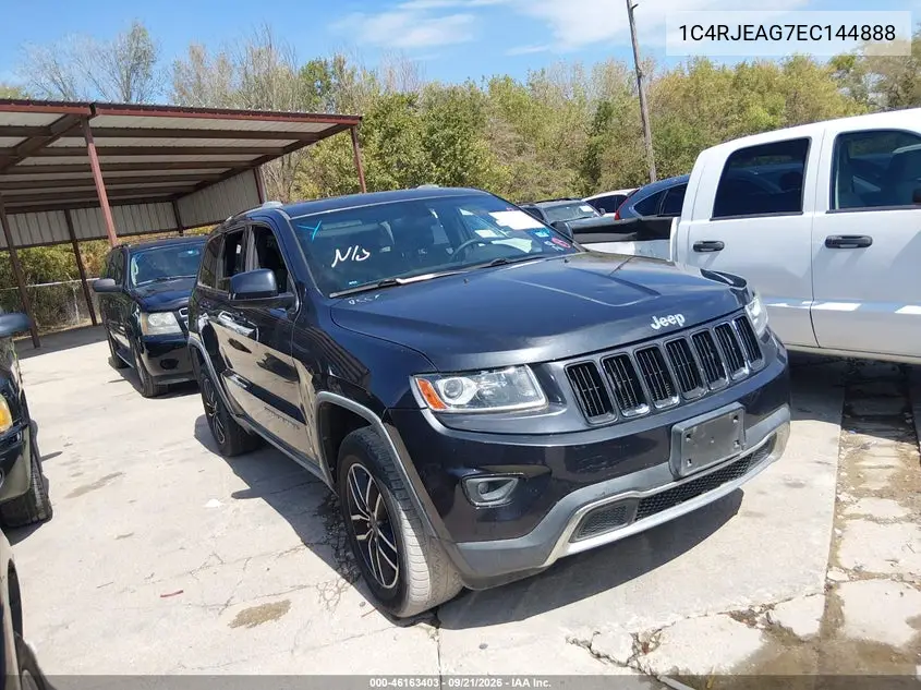 JEEP GRAND CHEROKEE 2014, VIN 1C4RJEAG7EC144888