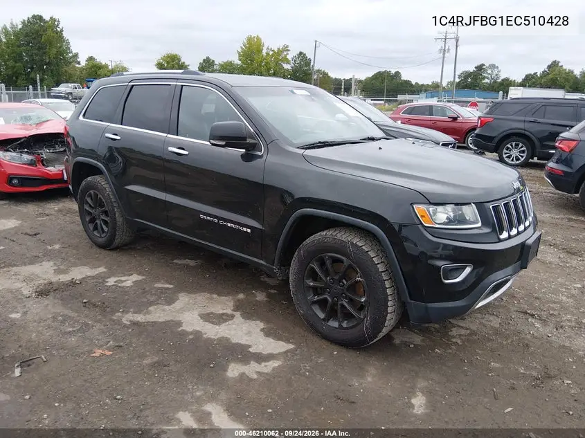 JEEP GRAND CHEROKEE 2014, VIN 1C4RJFBG1EC510428