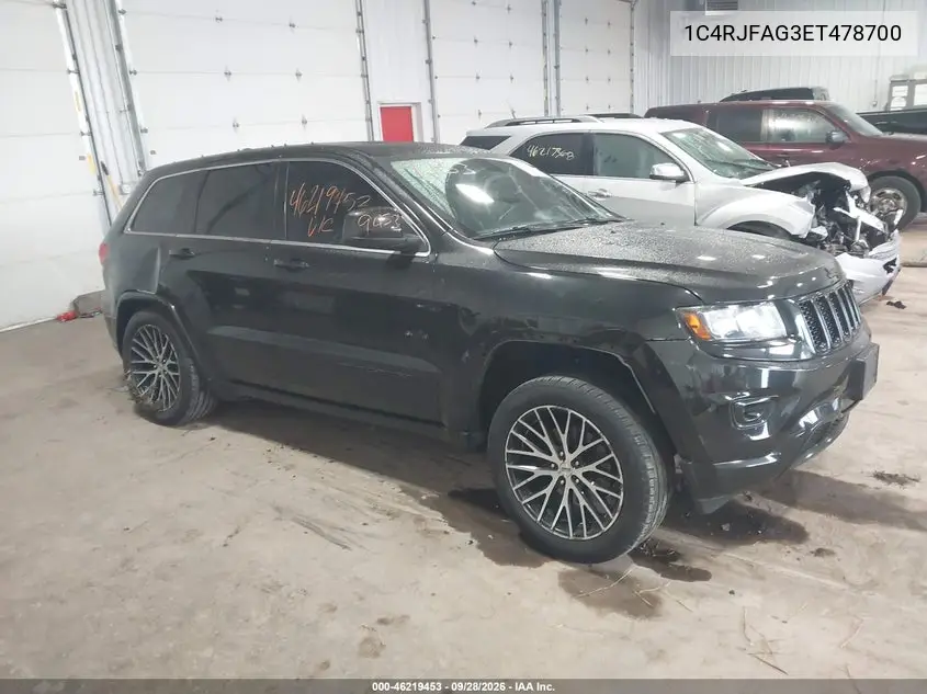 JEEP GRAND CHEROKEE 2014, VIN 1C4RJFAG3EC478700