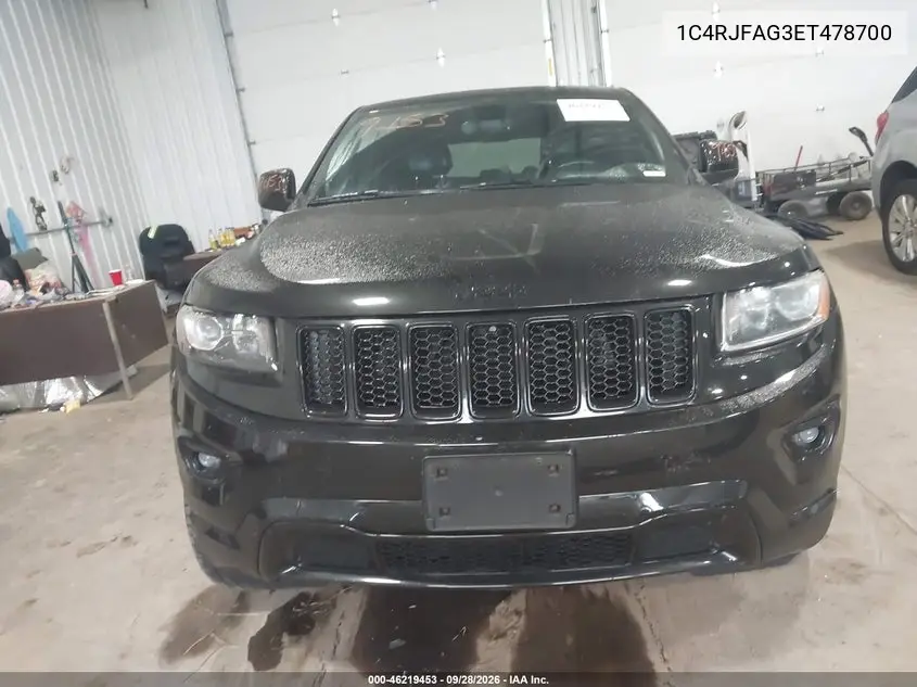 2014 JEEP GRAND CHEROKEE VIN 1C4RJFAG3EC478700 — фото 12