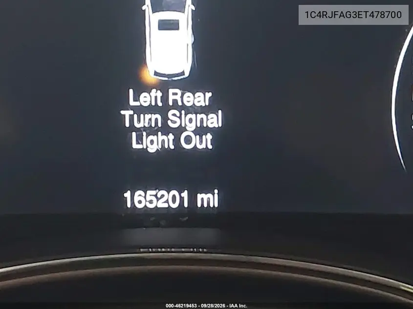 2014 JEEP GRAND CHEROKEE VIN 1C4RJFAG3EC478700 — фото 15
