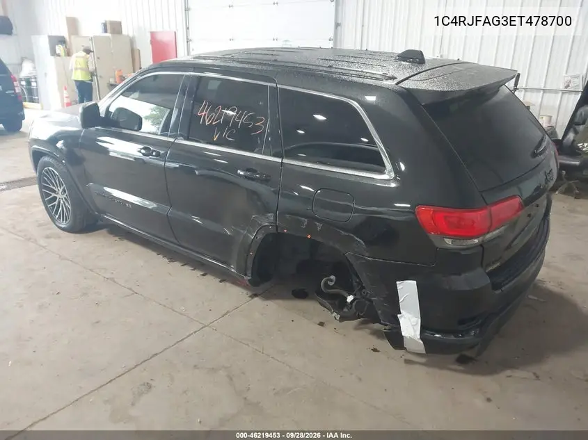2014 JEEP GRAND CHEROKEE VIN 1C4RJFAG3EC478700 — фото 3
