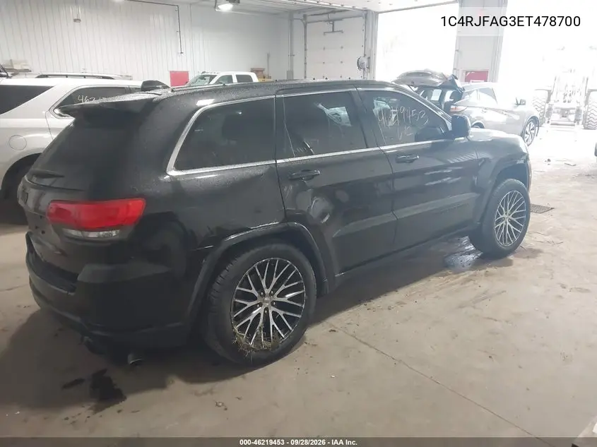 2014 JEEP GRAND CHEROKEE VIN 1C4RJFAG3EC478700 — фото 4