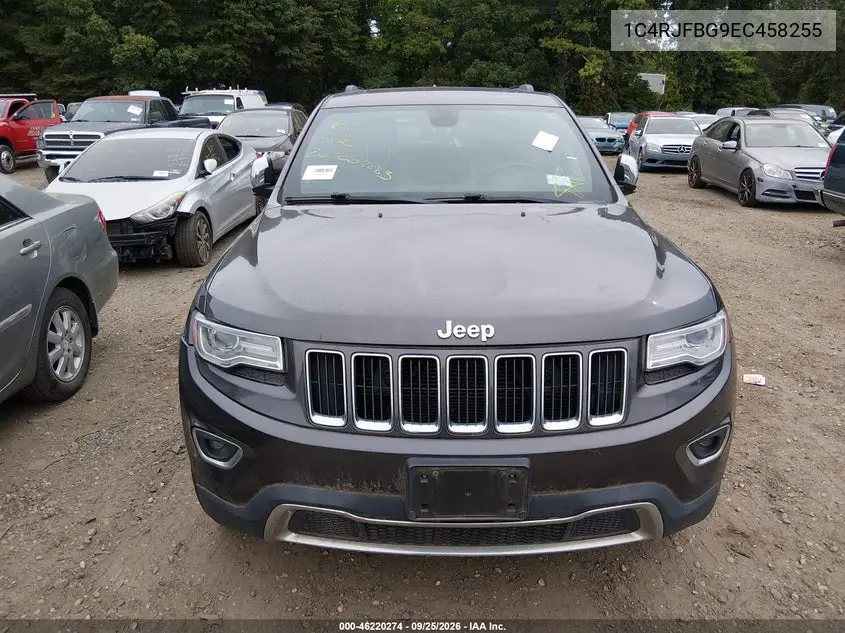 2014 JEEP GRAND CHEROKEE VIN 1C4RJFBG9EC458255 — фото 11