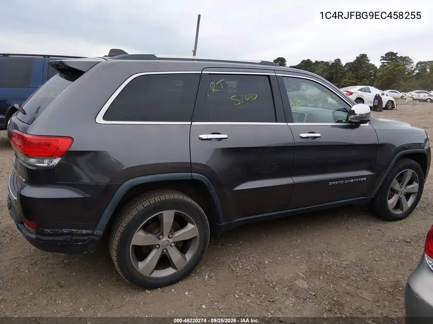 2014 JEEP GRAND CHEROKEE VIN 1C4RJFBG9EC458255 — фото 12