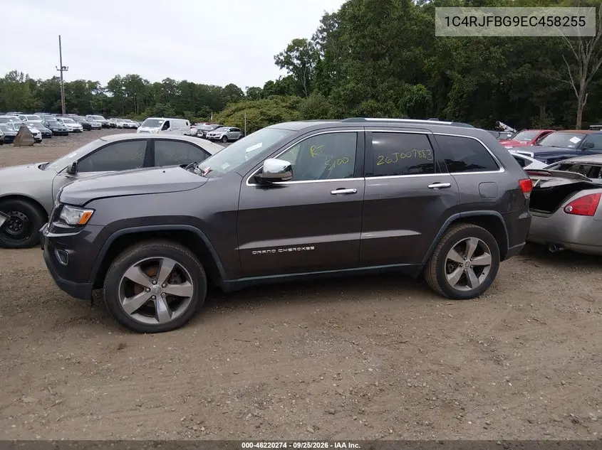 2014 JEEP GRAND CHEROKEE VIN 1C4RJFBG9EC458255 — фото 13