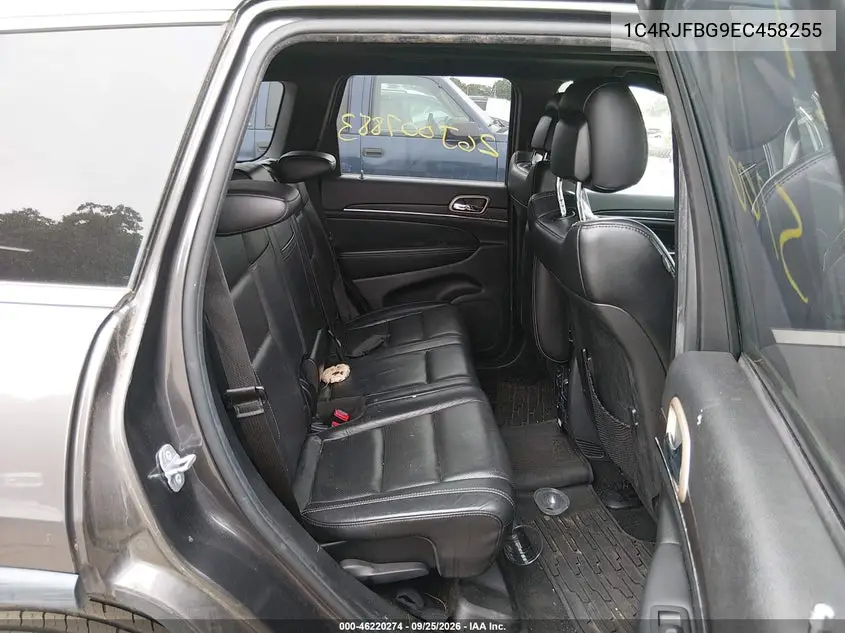 2014 JEEP GRAND CHEROKEE VIN 1C4RJFBG9EC458255 — фото 8
