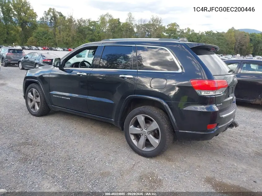 2014 JEEP GRAND CHEROKEE VIN 1C4RJFCG0EC200446 — фото 3