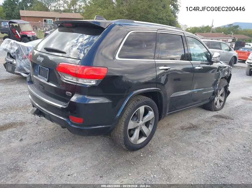 2014 JEEP GRAND CHEROKEE VIN 1C4RJFCG0EC200446 — фото 4