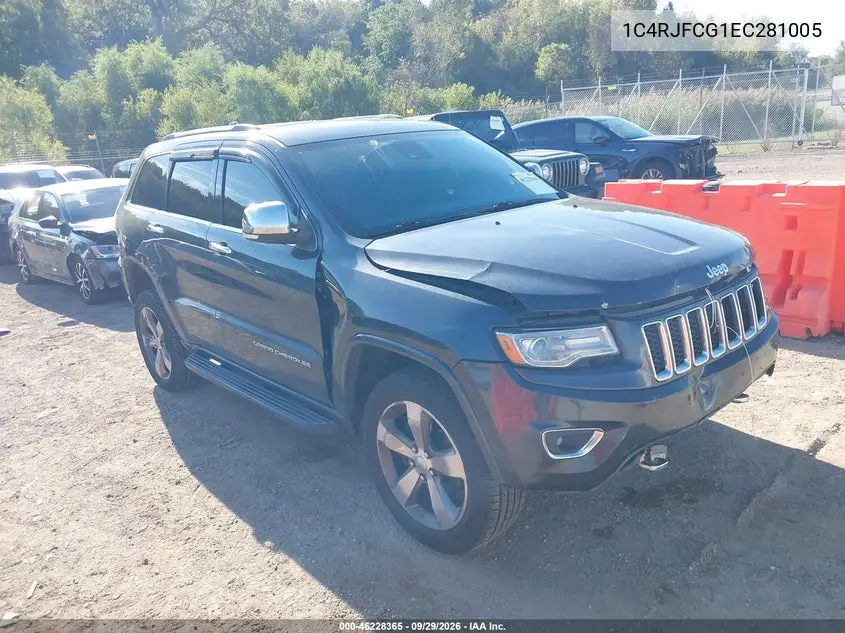 JEEP GRAND CHEROKEE 2014, VIN 1C4RJFCG1EC281005