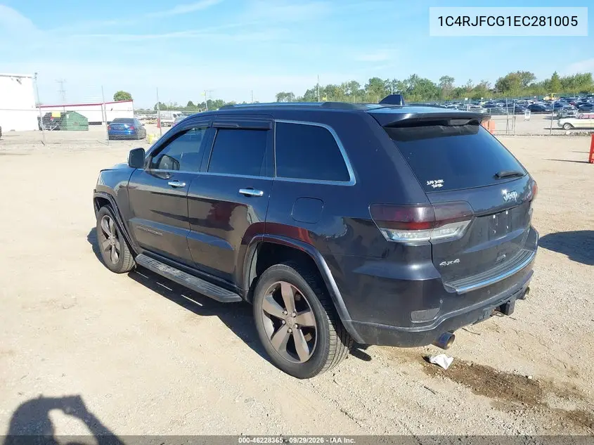 2014 JEEP GRAND CHEROKEE VIN 1C4RJFCG1EC281005 — фото 3